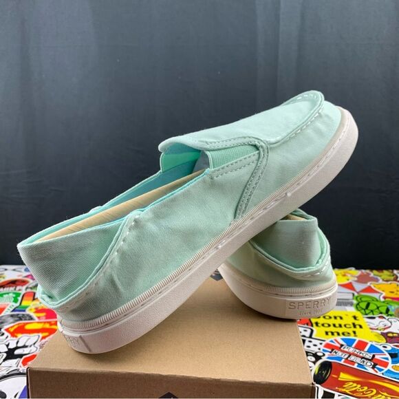 Sperry Top-Sider Slip On Mint Green Womens Various Sizes - Picture 10 of 14
